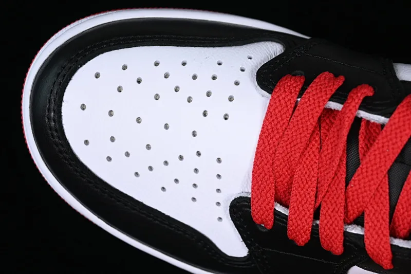 All categories Air Jordan Jordan series basketball shoes Air Jordan 1 Low LJR version Air Jordan 1 Low "Black Toe" AJ1 Joe 1 new black toe cultural and leisure sports sneakers CZ0790-106